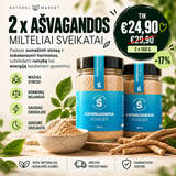 2× AŠVAGANDA 320 G – SPECIALUS RINKINYS | 2 × 160 G